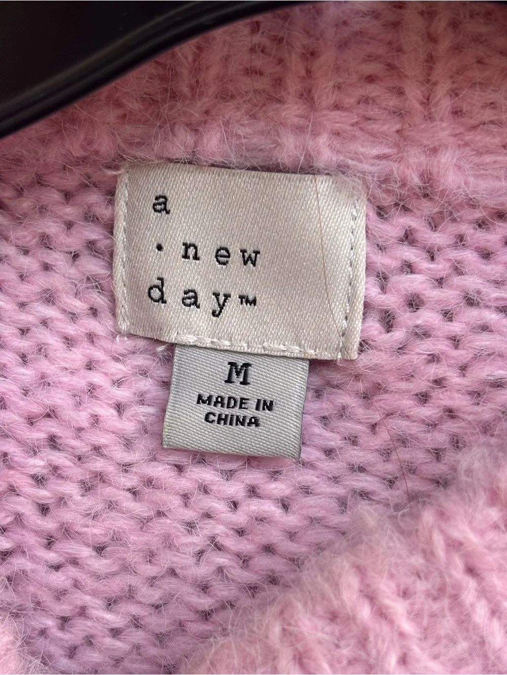 a new day Pastel Pink Crewneck Sweater